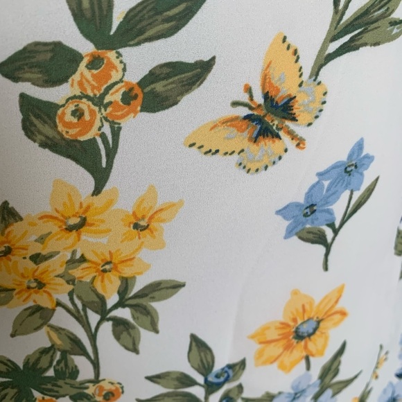 Sugar Lips Butterflies Spring Floral Romper - Picture 9 of 9